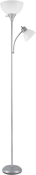 Torchiere Floor Lamp with Reading Light - Dual Function, 72 in