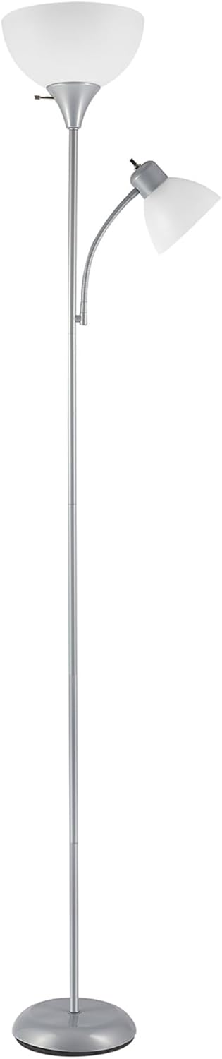 GLOBE Electric 72in Torchiere Floor Lamp with Adjustable Light