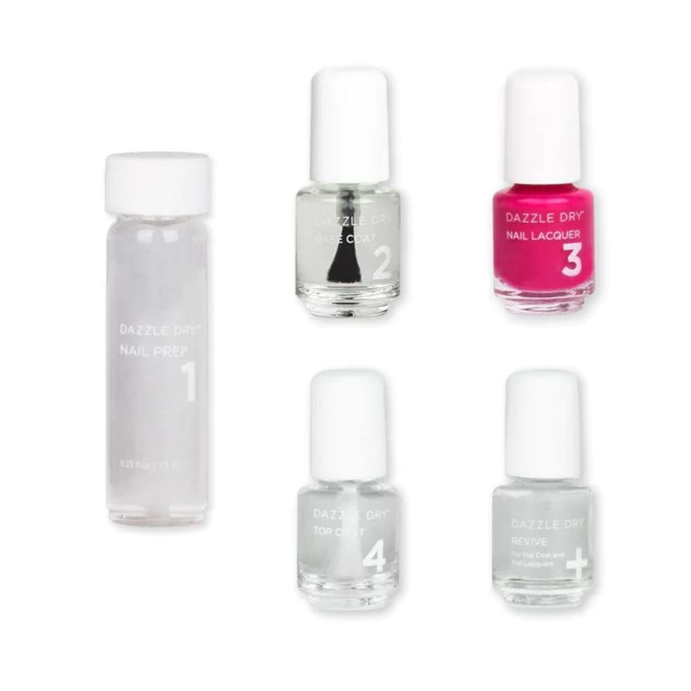 Dazzle Dry Mini Kit 4 Step System - Heart of Fire for Perfect Nails