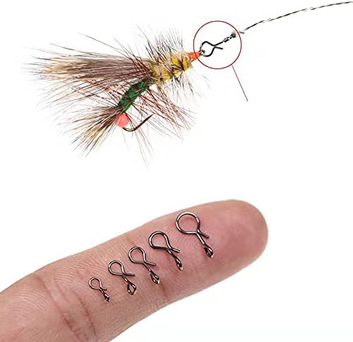 Quick Change Stainless Steel Fly Hook Snaps