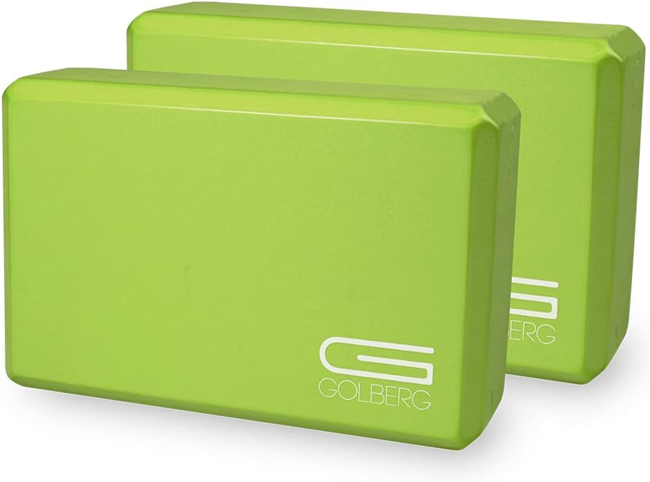 Golberg Foam Yoga Block: Maximum Support & Flexibility - 1/2/4 Pack
