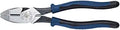 Side Cutter Linemans Pliers 9-in High-Leverage - Streamlined Grip