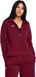 Under Armour womens Rival Fleece Half Zip - Soft Warm Layering Shoes