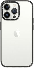 Compact iPhone 13 Pro Case - Slim Clear Black Protection