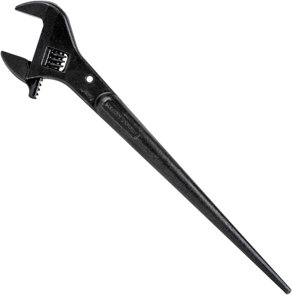 KLEIN TOOLS 3239 Adjustable Wrench for Heavy Nuts and Bolts