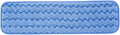 Microfiber Damp Mop Head 18-in Blue - Heavy-Duty Scrubbing Pad