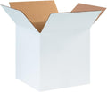 White Shipping Boxes 10x10x10 25 Pack - Sturdy Small Mailers