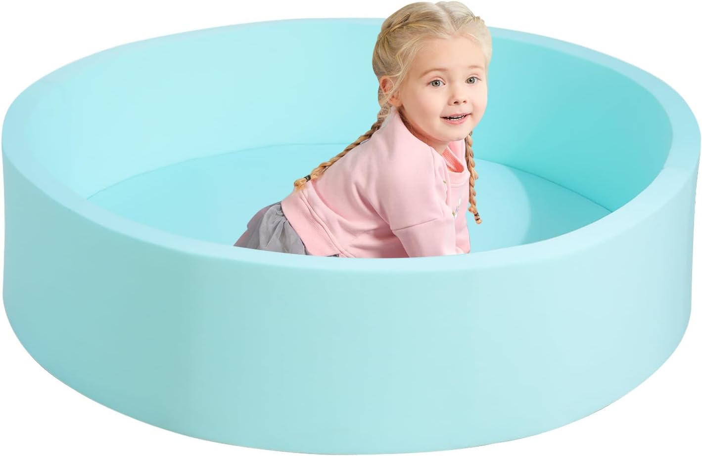 TRENDBOX Extra Large Soft Foam Ball Pit for Safe Playtime Fun