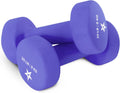 Neoprene Coated Dumbbell Hand Weights Sets of 2 - Color Coded