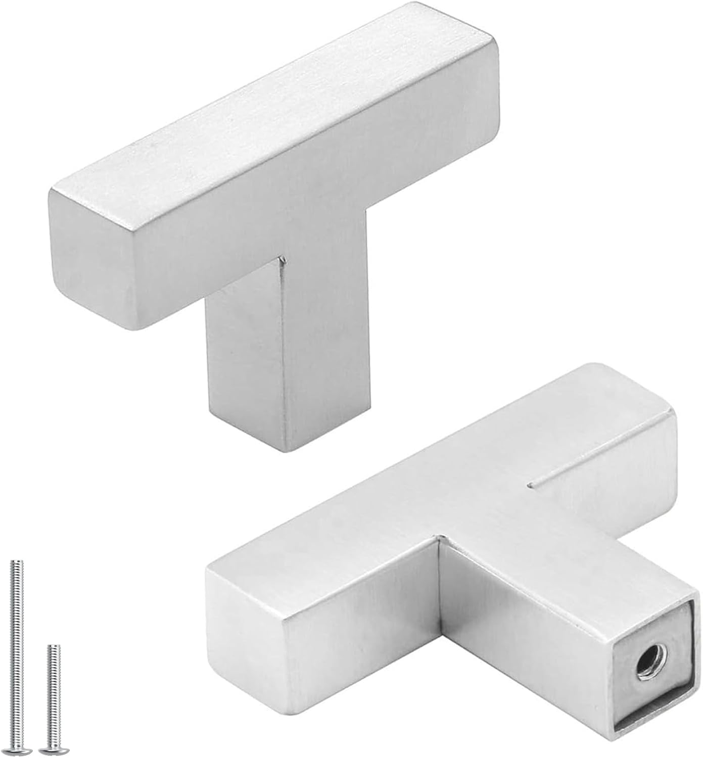 Brushed Nickel Cabinet Knobs for Modern Kitchen and Dresser