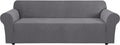 H.VERSAILTEX Stretch Couch Cover 90-100in - Thick Checked Jacquard