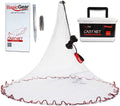 Cast Net 3ft-12ft Radius with Lead Sinkers - Best Value Throw Net