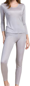 Grenasasilk Womens Silk Long Underwear - Lightweight Thermal Base