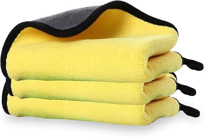 Ultra Absorbent Microfiber Car Towels 3 Pack
