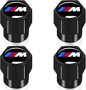 Tire Valve Stem Caps for BMW Models - Durable Metal Covers