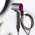 Hair Dryer Holder Wall Mounted - Slim Stainless Steel Holder
