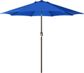 Blissun 9ft Outdoor Patio Umbrella - Tilt Crank Shade for Tables