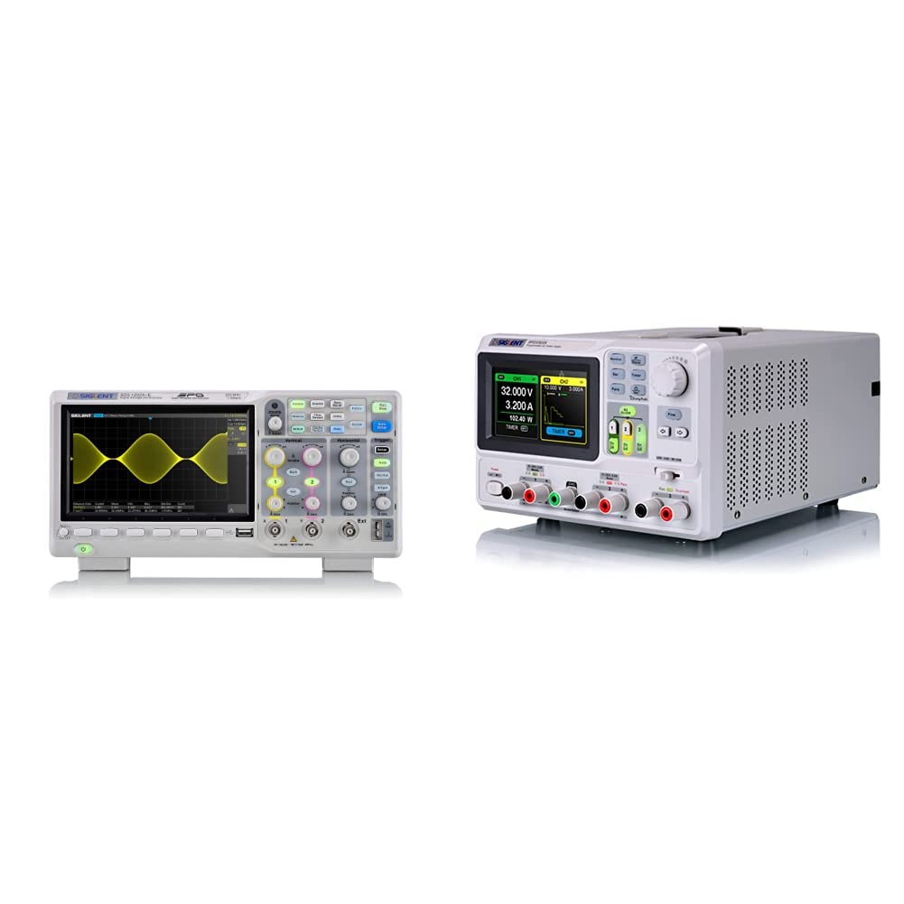 Siglent SDS1202X-E Digital Oscilloscope and SPD3303X-E Power Supply