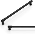 10 Pack Matte Black Cabinet Pulls 10 in CC - Heavy-Duty Handles