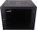 9U Server Cabinet Wall Mount Rack Enclosure - Secure, Space-Saving