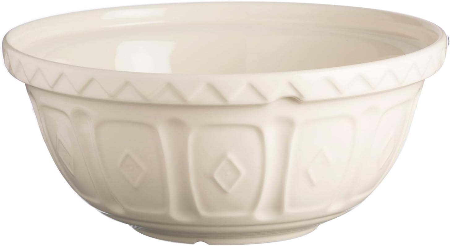 Mason Cash Color Mix S18 Mixing Bowl - 2.85 Qt Cream Color
