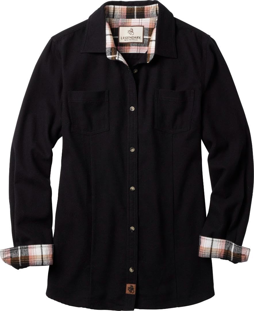 Legendary Whitetails Womens Long Sleeve Plaid Flannel Shirt