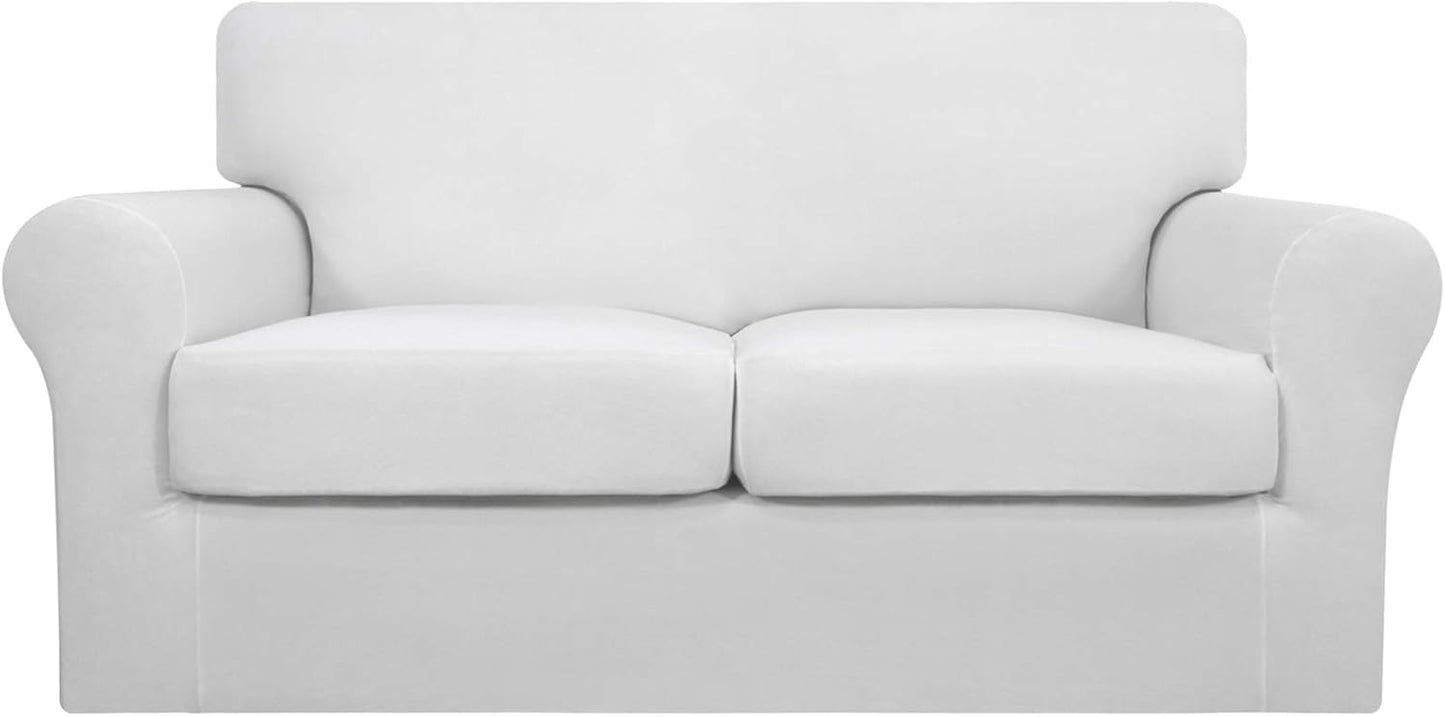Easy-Going 3 Pieces Stretch Soft Couch Cover for Dogs and Pets