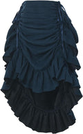 Victorian Steampunk Skirt Pirate Costume Burlesque (Style JH1J)