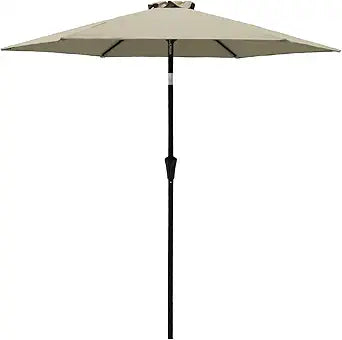 9 ft Outdoor Market Patio Table Umbrella with Tilt Feature
