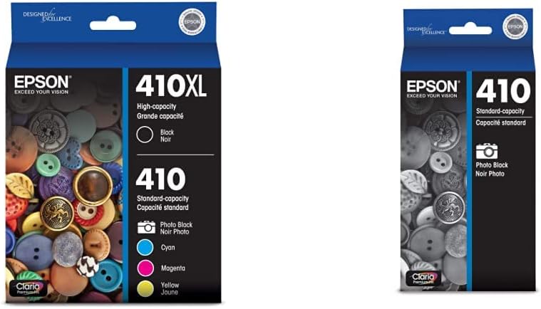 Epson T410 Claria Premium Ink Cartridge Combo Pack for Printers