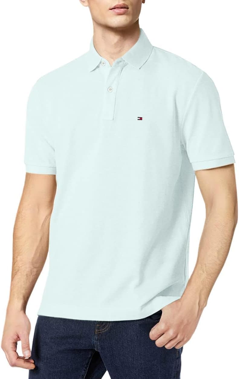 Tommy Hilfiger Men's Short Sleeve Cotton Pique Polo Shirt