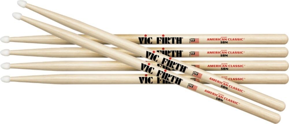 Vic Firth 3-Pair American Classic Hickory Drumsticks 5B Review