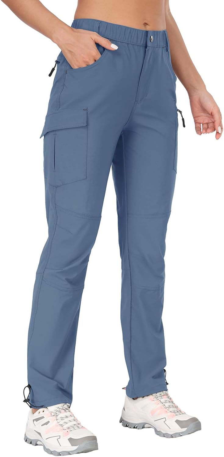 GymBrave Women's Hiking Cargo Pants for Outdoor Adventures