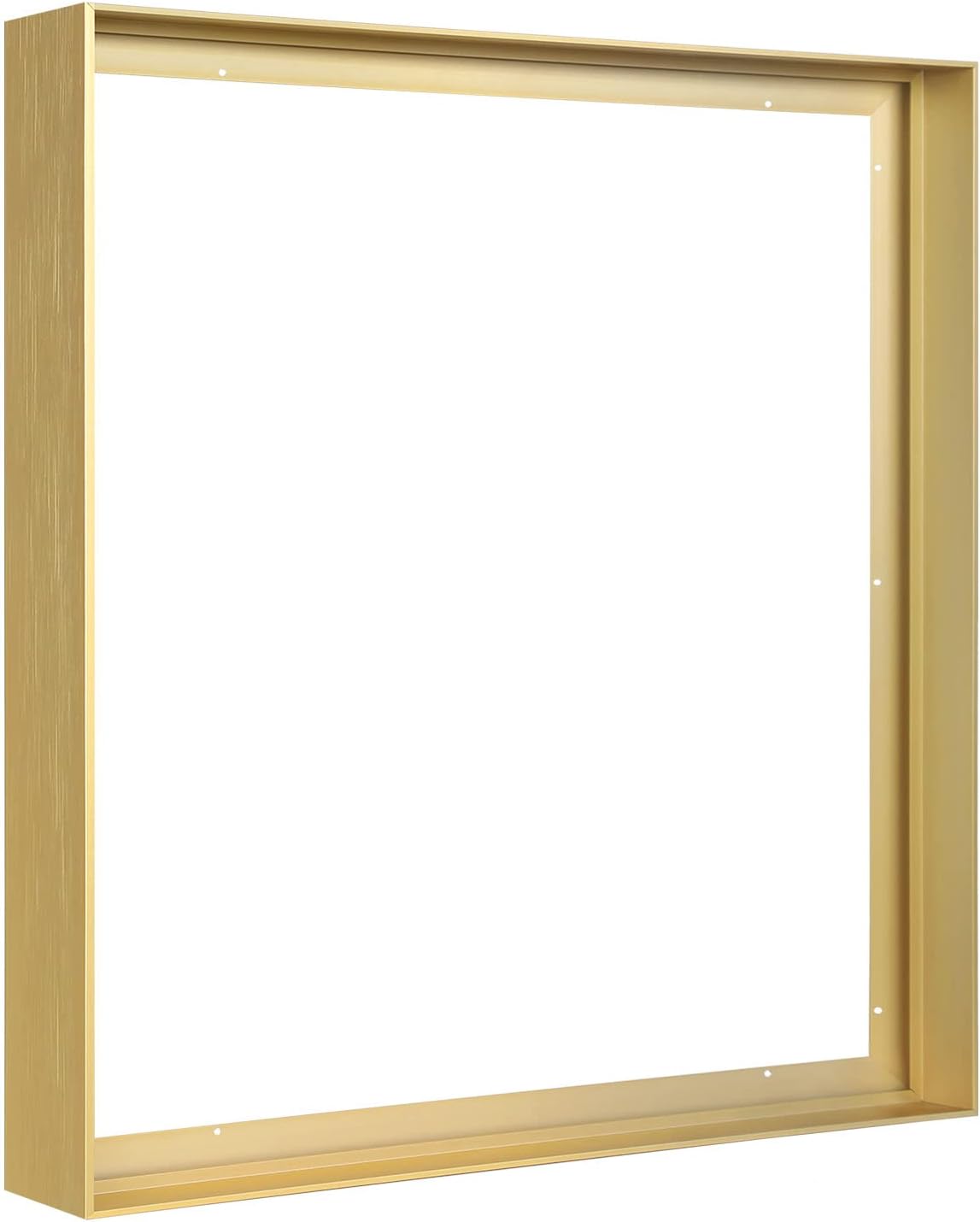 Floating Frame for 24x48 Stretched Canvas Paintings in Gold
