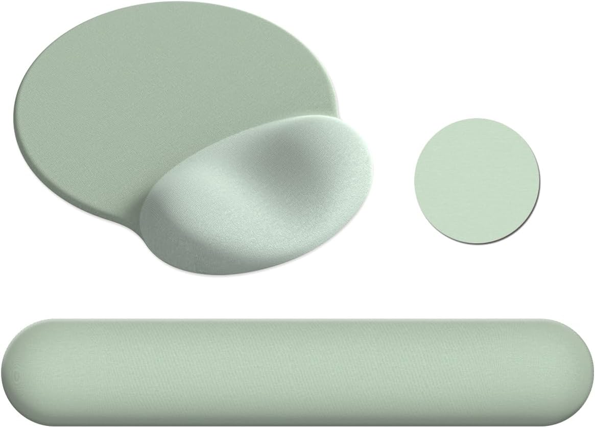 Ergonomic Memory Foam Mouse Pad Set