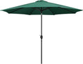 11FT Patio Umbrella Outdoor Market Table Umbrella - Dark Green Shade