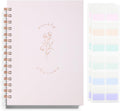 Undated Weekly and Monthly Planner Spiral Bound - Compact Pink Planner