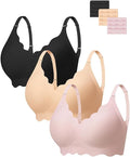 Seamless Jelly Push Up Bra for Women - Wireless Comfort Bralette