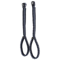 Kids Universal Paracord Headrest Grab Handles - Charcoal Grey