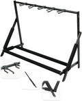 Stage Rocker Multi Guitar Stand 5-Holder Rack - Adjustable, Foldable
