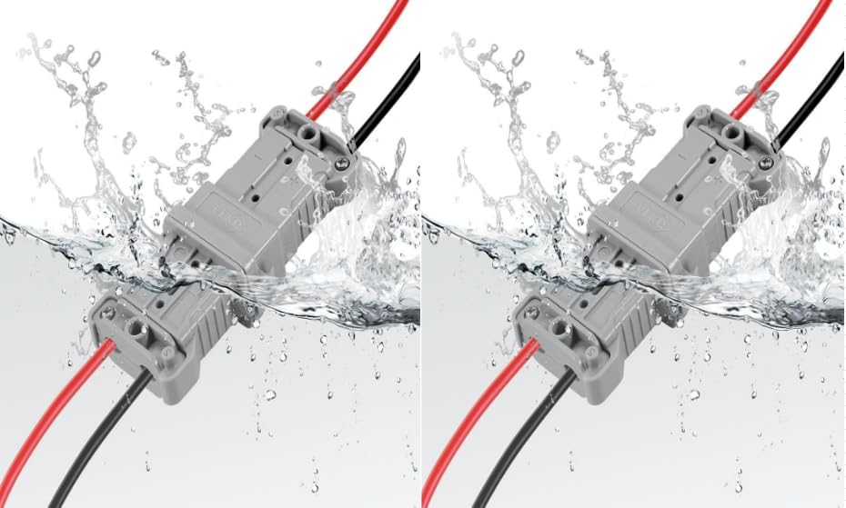 IP68 Waterproof Battery Quick Connect for Winch and Towing Systems