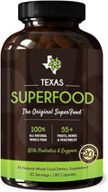 Texas SuperFood Original Superfood Capsules - Greens & Reds Boost