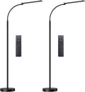 Floor Lamp 2 Pack LED 18W 1800LM Bright Dimmable Floor Lamps - Dual