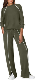 WIHOLL Lounge Sets for Women 2 Piece Fall Outfits - Comfortable Wide