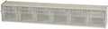 TiltView Plastic Storage Cabinet with 6 Tilt-Out Bins - Compact