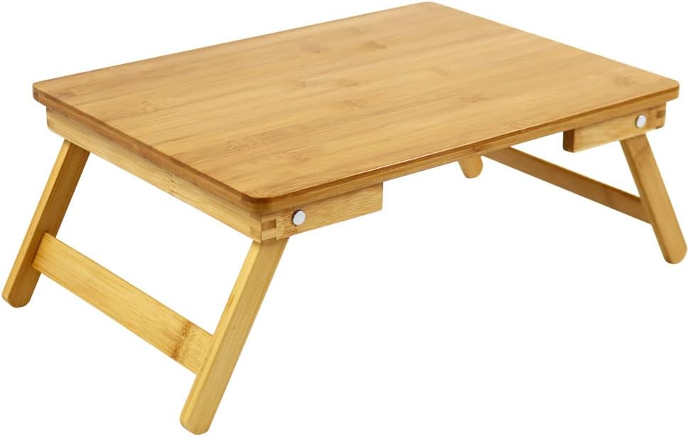 Portable Bamboo Laptop Desk - Work Anywhere!