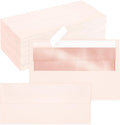 200 Pack #10 Business Envelopes Blush Pink - Self Seal, Rose Gold