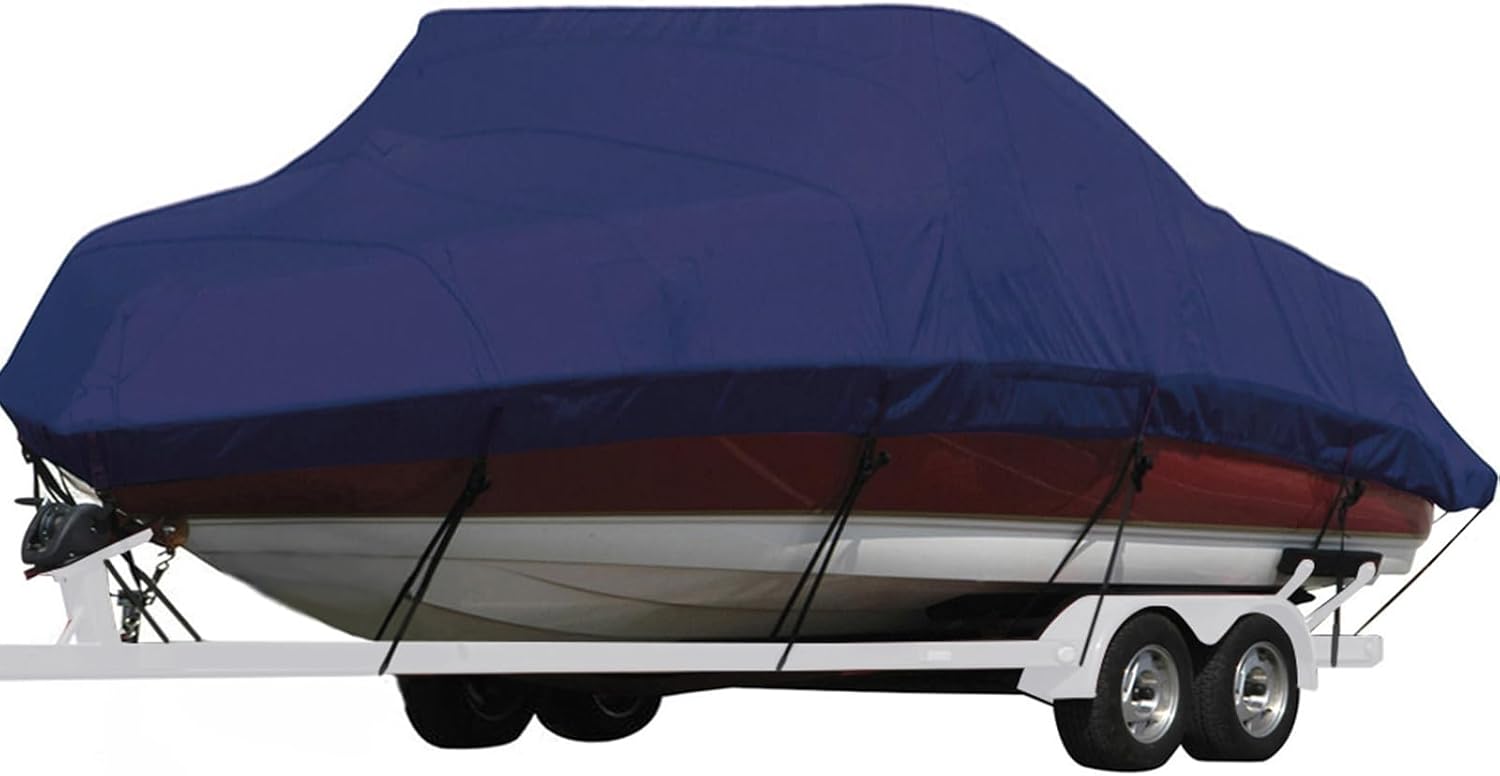 Seamander Waterproof Boat Cover for 20ft to 22ft ft Boats