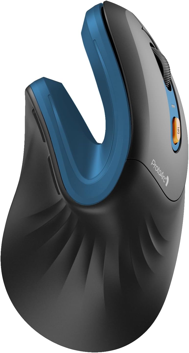 ProtoArc Ergo Mouse - Multi-Device, Rechargeable