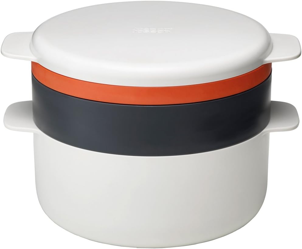 Joseph Joseph 4-Piece Stackable Microwave Cooking Set, Multifunctional & Colorful!